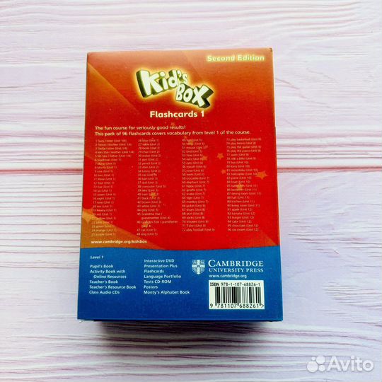 Карточки к курсу Kid’s box 1