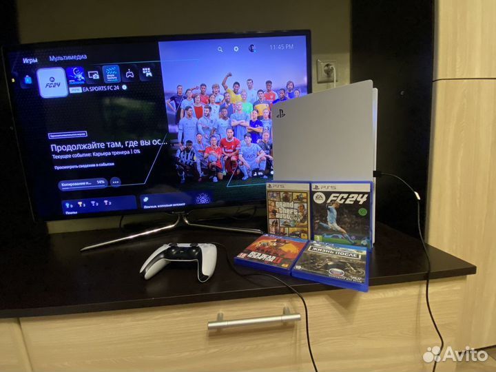 Sony playstation 5 с дисководом бу