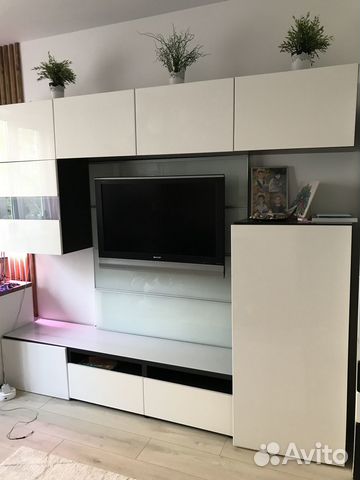 Стенка в гостиную бу икеа продам купить в Москве | Товары для дома и ...