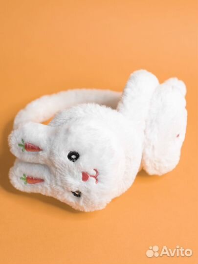 Меховые теплые наушники для девочек