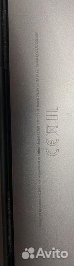 Ноутбук Macbook Pro 13, 2019, 128 gb