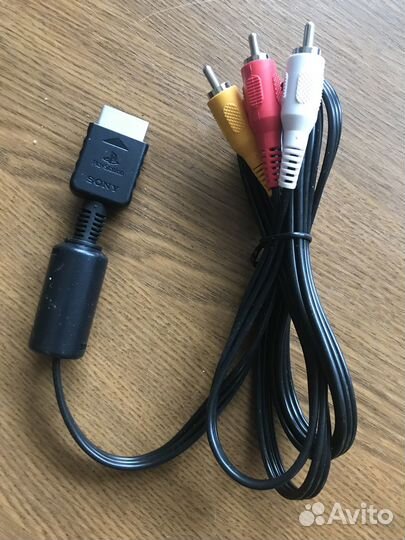 Кабель AV тюльпаны для Sony Playstation