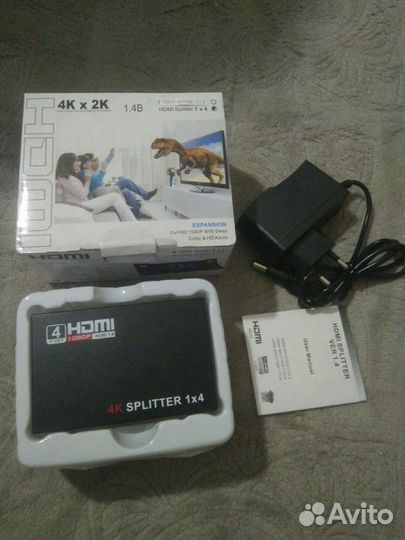 Hdmi splitter 1-4 разветвитель