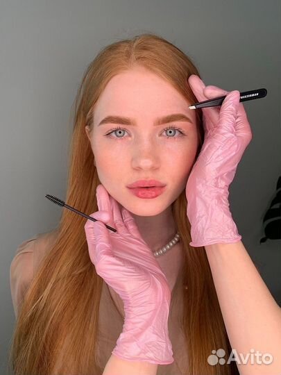 Оформление и окрашивание бровей