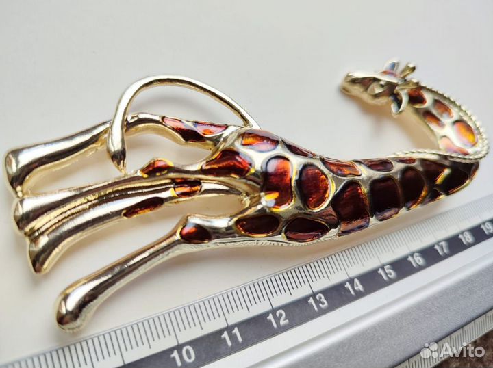 Брошь Жираф