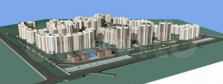 2-к. квартира, 57,7 м², 12/12 эт.