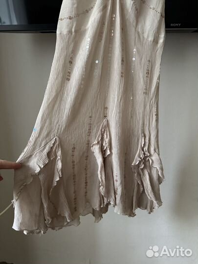 Платье USA винтаж шелк по косой