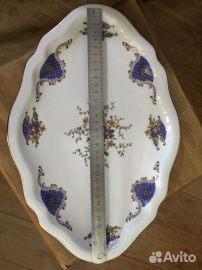 Блюдо фарфор богемия чехословакия
