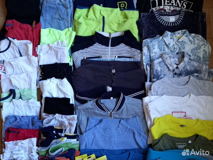 Вещи пакетом для мальчика 122 128