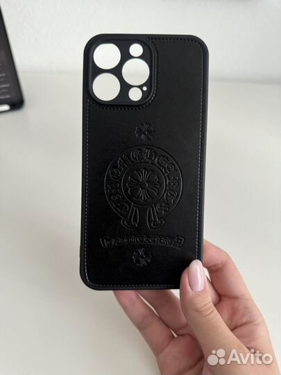 Чехол на iPhone 15 pro max Chrome Hearts