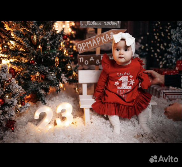 Платье на девочку 86