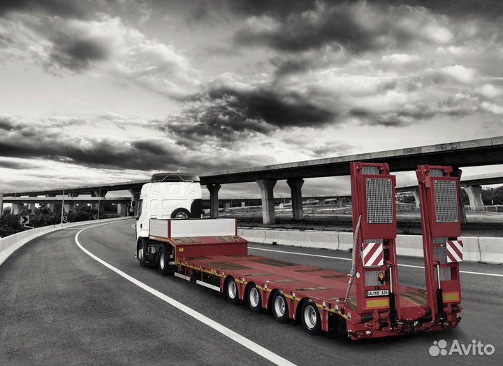 Полуприцеп трал (тяжеловоз) Kassbohrer LB4E, 2023