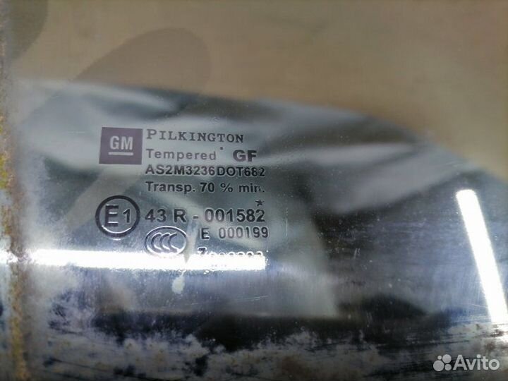 Стекло двери заднее правое Opel Astra H Z18XER