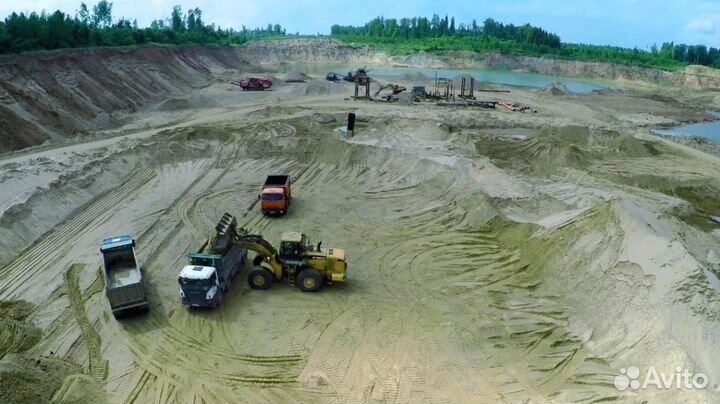 Песок, щебень с доставкой