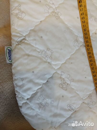 Кокосовый матрас plitex в люльку или коляску