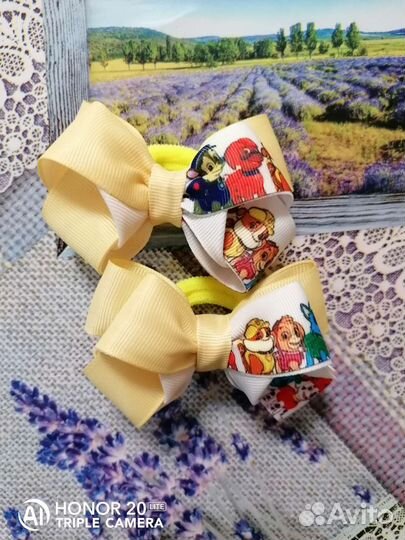 Резиночки для волос ручной работы