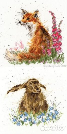 Схема Bothy Threads с животными