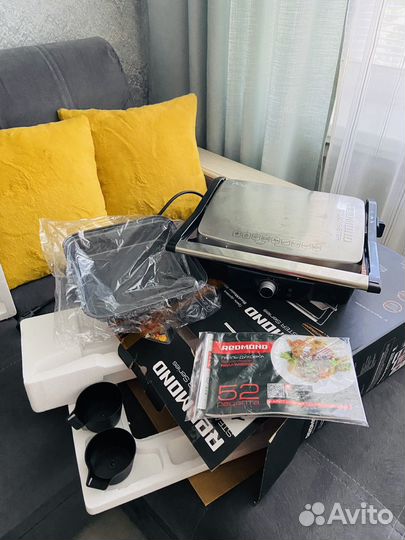 Электрогриль- духовка redmond