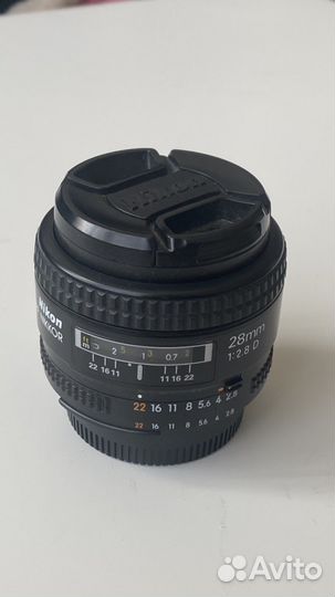 Объектив Nikon Nikkor 28mm 2.8D