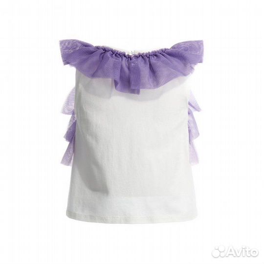 Original Marines топ (белый с лавандовым), р. 9/10