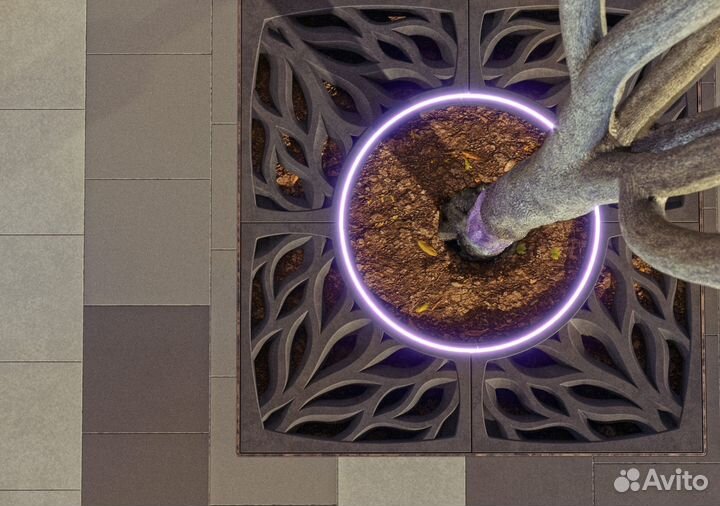 Приствольная решетка полимерная