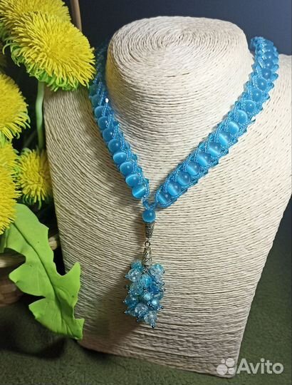 Колье из бисера