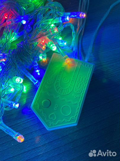 Гирлянда занавес штора на окно