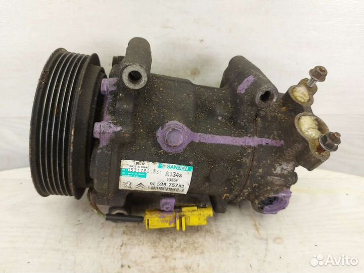 Компрессор кондиционера Peugeot 308