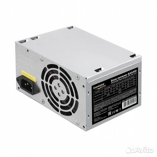 Блок питания ATX 400W ExeGate Special AAA400 8cm f