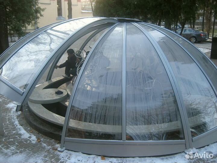 Зенитные фонари остекление