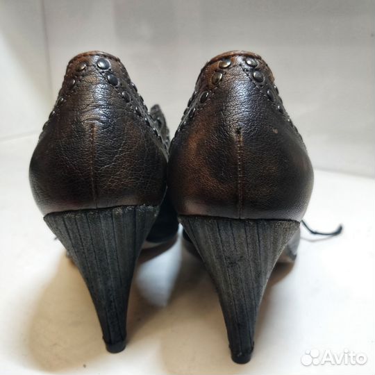 Туфли кожаные Италия