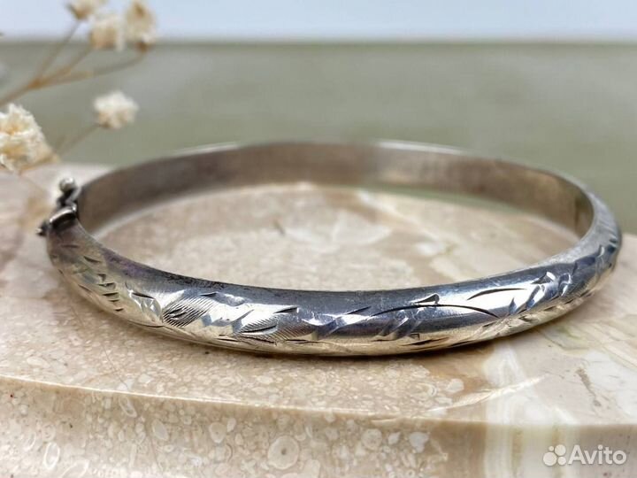Винтажный браслет. Серебро
