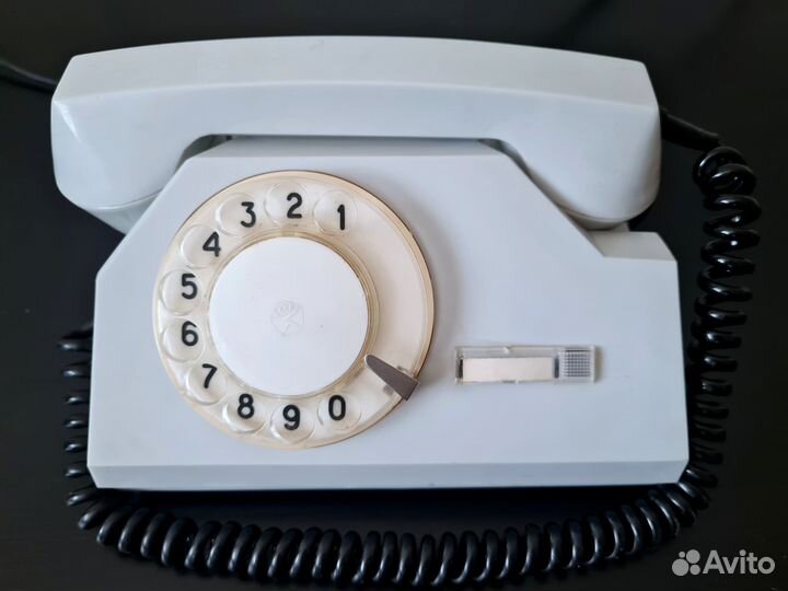 Стационарный телефон дисковый рабочий СССР