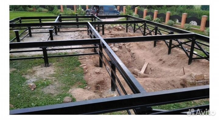 Винтовые сваи / монтаж