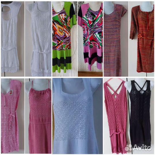 Платья,сарафаны летние хлопок лен ирис 42-56,р