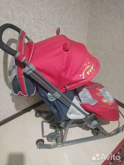 Детские санки коляска бу