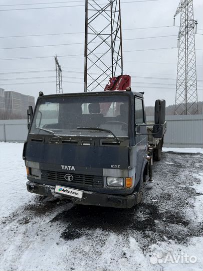Бортовой грузовик TATA 613 с КМУ AMCO VEBA, 2010