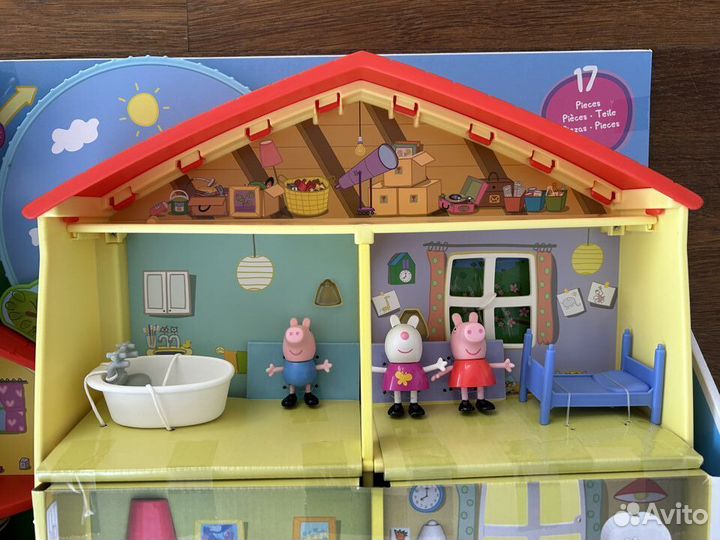 Новый большой домик Hasbro Peppa Pig со светом