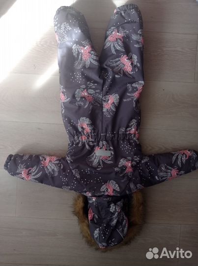Зимний комбинезон для девочки 86