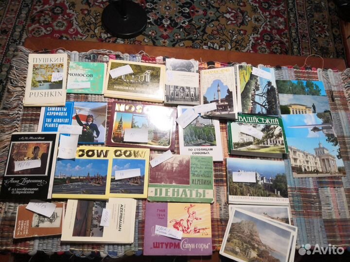 Наборы открыток брошюры