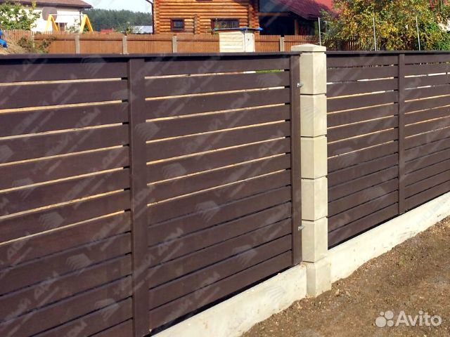 Забор Ранчо горизонтальный