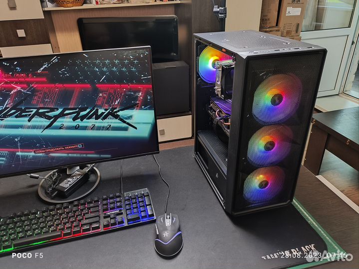 Игровой комп Ryzen 5 5500+ AsRock RX 6600