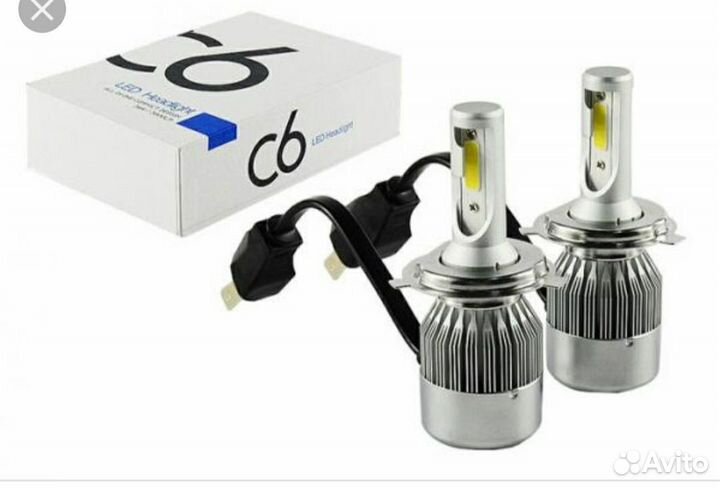 Диоды LED лампы для авто H1 H4 H7 H11 HB3 HB4