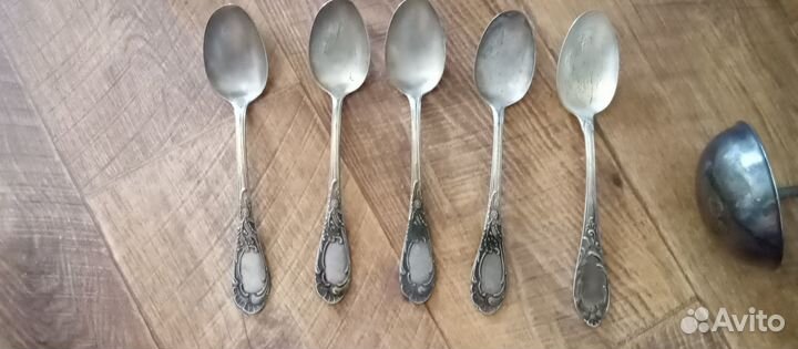 Мельхиоровый набор посуды