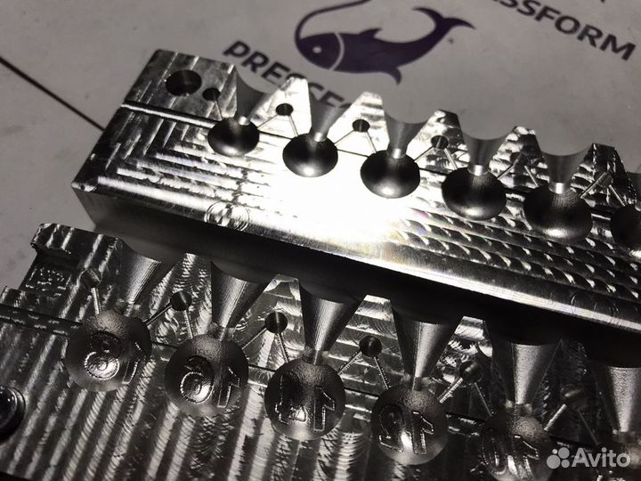 Форма чпу для литья грузил (Чебурашки разб. 8-18)