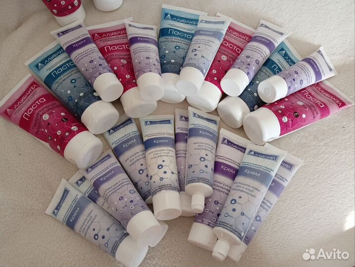 Крем, паста очищающая (абразив) Алиранта