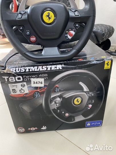 Руль игровой Thrustmaster T80 Ferrari 488 GTB