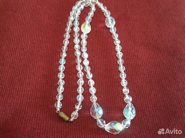 Бусы. Aurora Borealis. Чехословакия