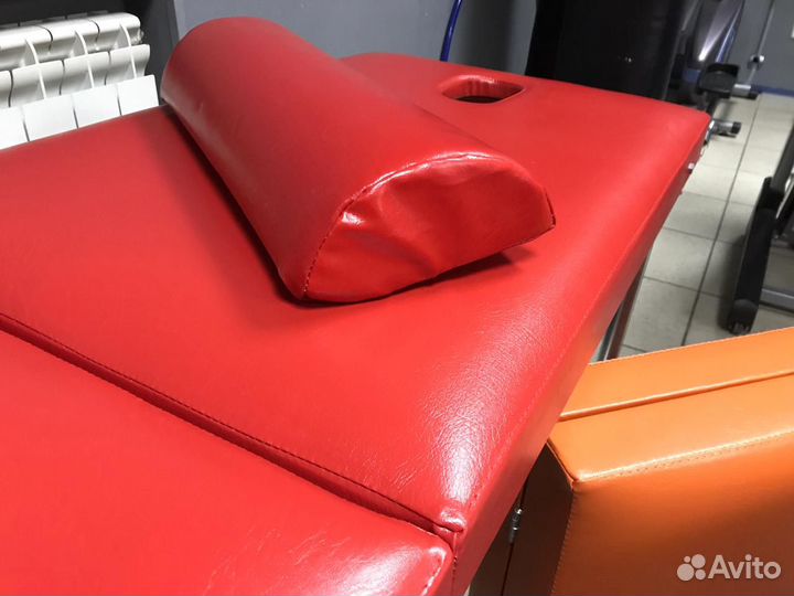 Массажная кушетка Комфорт 180*60*75-94 - красный