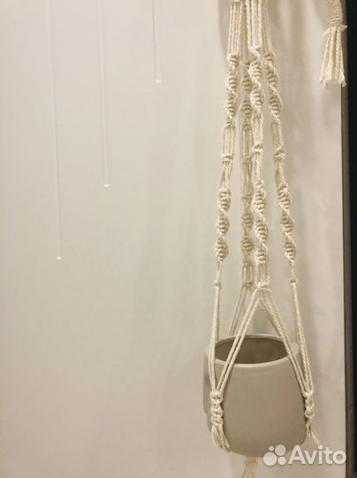 Макраме подвес для кашпо